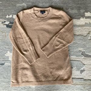 J Crew Camel cashmere sweater